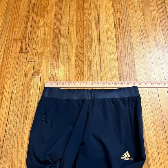 Adidas Pants Womens Medium Zoe Saldana Collection Joggers Active Navy - Picture 7 of 10